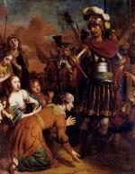 欧洲12-19世纪油画五_EECKHOUT, Gerbrand van den - Volumnia Pleadingwith her Son Coriolanusto Spare Rome